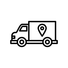 Delivery Location Pin, Shopping and E-commerce Icon