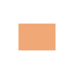 Vibrant flat color rectangle. Suits UI design or educational projects.