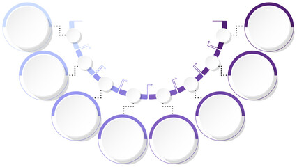 Infographic with 8 steps, process or options.
