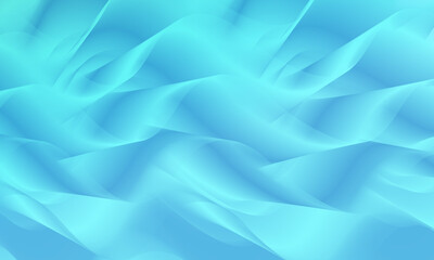 Fluid blue abstract with hazy luminous curves background. Vector illustration of background.