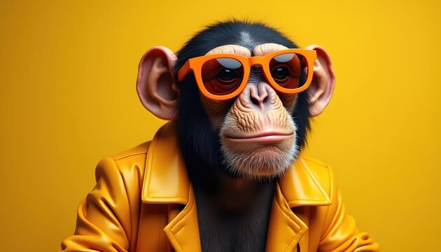 Retro Chimpanzee Vibes