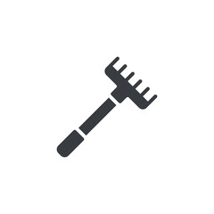 Rake vector icon