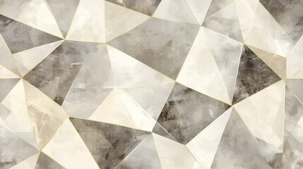 elegant geometric background with gold and white tones