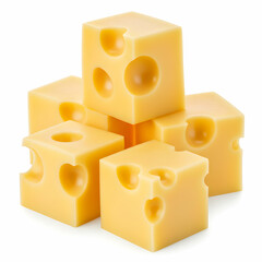 Swiss Cheese Cubes: Dairy, Food
