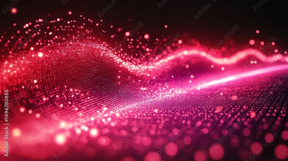 Poster abstract energy stream: a vibrant, dynamic display of energy flows, creating an alluring and futuris