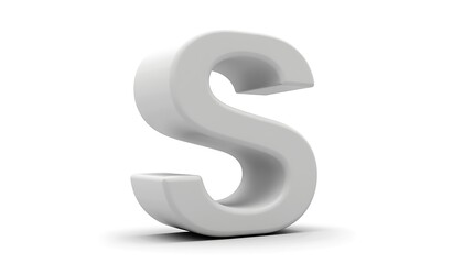 Naklejka premium capital letter S super big