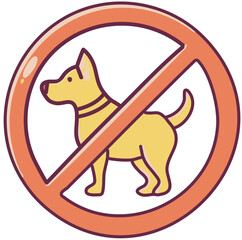 no dogs sign