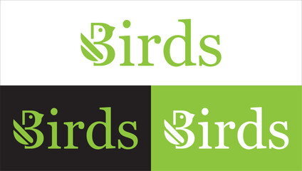 Birds Print Ready logo Design