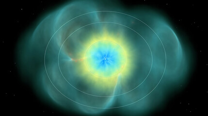 Obraz premium Pulsing Nebula