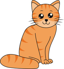 Cat Day Decoration Illustration For Template Design Elements And Others