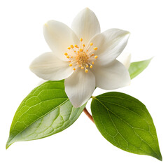 Jesmin flower arranged isolated on Transparent background