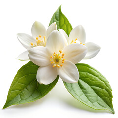 Obraz premium Jesmin flower arranged isolated on Transparent background