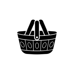 Obraz premium creative details Outline Centric Shopping basket icon vector illustration 