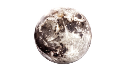 Artistic Rendering of a Moon Sphere Illuminated with Unique Light Patterns in a Mysterious Night Setting.