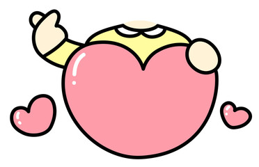 vector illustration of a cartoon