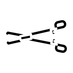 forceps surgeon glyph icon vector illustration