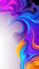 Mobile wallpaper,  abstract background with swirling colors of pink blue purple and yellow hues