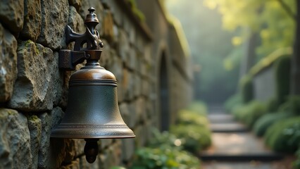 Obraz premium bronze bell