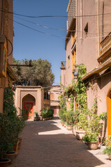 Kashgar, Xinjiang, China - JULY, 17, 2023 Residential area of Kashgar Ancient City