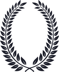 laurel wreath vector, vector