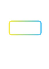 Fototapeta premium Gradient frame for text, flat, yellow-blue Ukraine