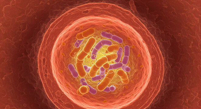 Yersinia Pestis Bacilli in Lymph Node (Bubo) &ndash; Bubonic Plague Pathology