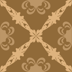 Delicate symmetry, arranged neatly on a blue background, traditional, pattern design for carpet, print, wrap, decorative, illustration, Fabric, Wallpaper, Ceramics  
