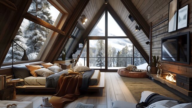luxury living bed room