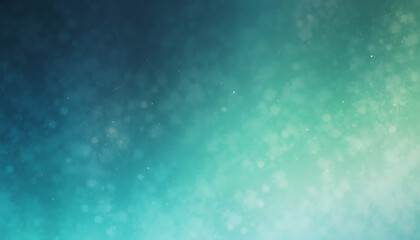 Dreamy teal gradient with twinkling lights