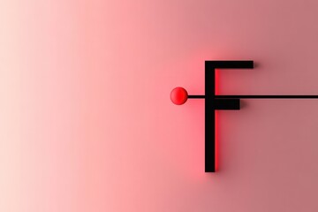 Modern typographic compositions  letter F AI generated