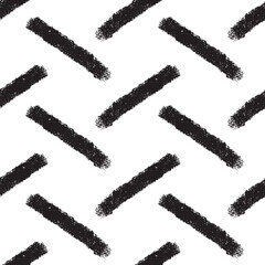 Grunge line seamless pattern. Hand Drawn Patterns Design, brush style illustration.