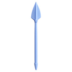 Minimal Arrow with a Balanced Structure in Soft Per Isolated on Transparent Background
