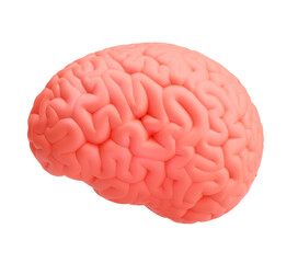 3D Render of Human Brain Representing Intelligence and Medical Concept