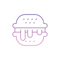 Burger Icon vector stock illustration