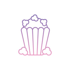 Popcorn Icon vector stock illustration
