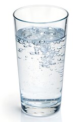glass of water isolated