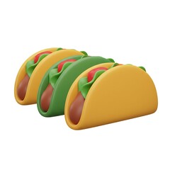 Four tacos in a row