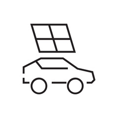 solar powered car line