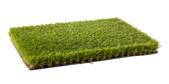 Artificial Patio Grass on White Background – Minimalistic Outdoor Texture