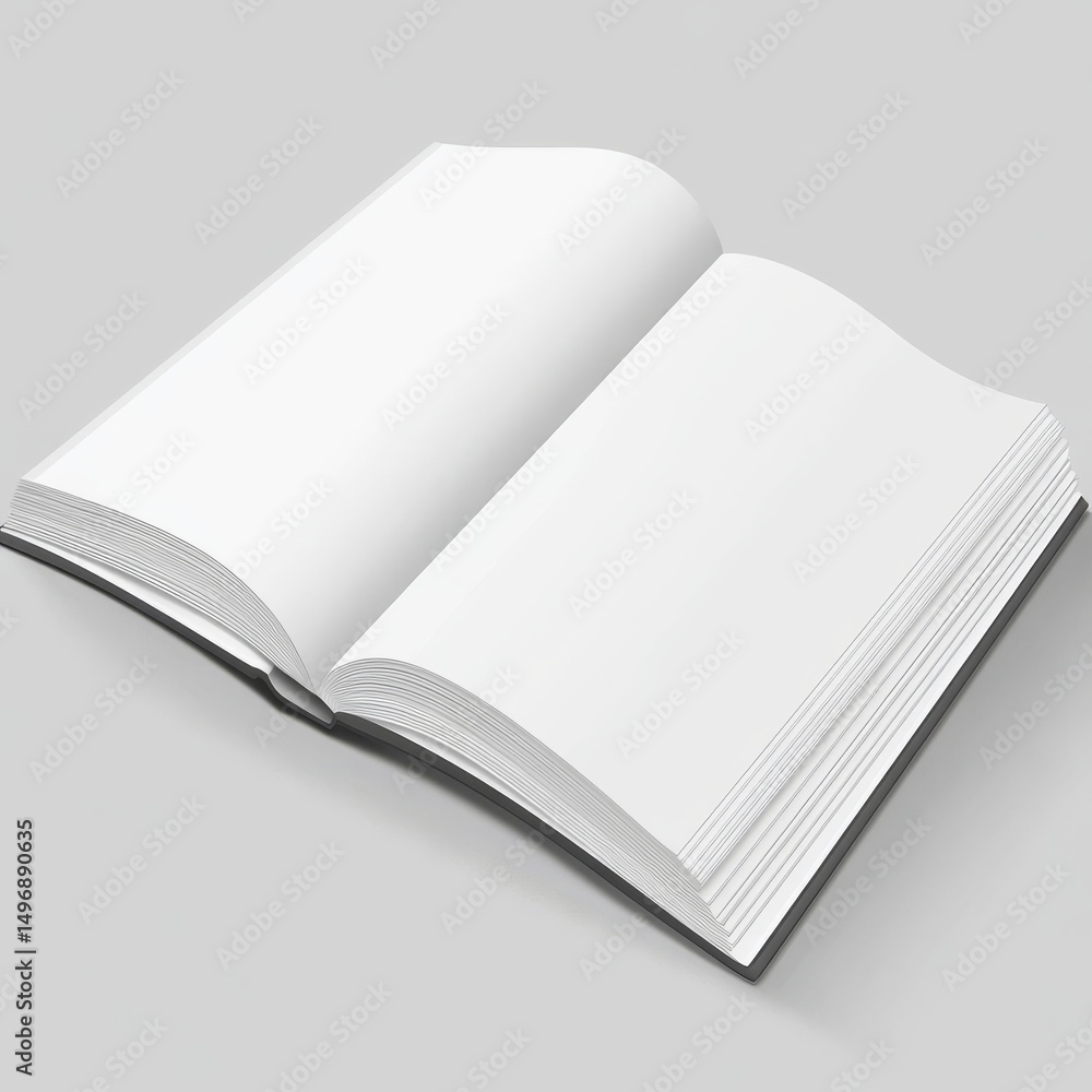 Poster an a4 paper mockup with a shadow, presented in a modern template on a transparent background, repres
