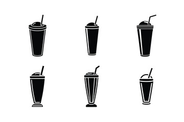 3d style watermelon milkshake vector realistic shading