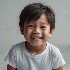 portrait of a smiling boy