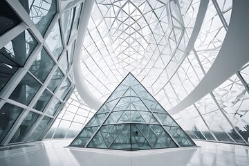 Creative art design of modern building