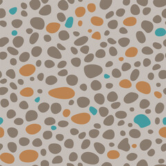 Abstract Pebble Pattern – Seamless Organic Shapes Design