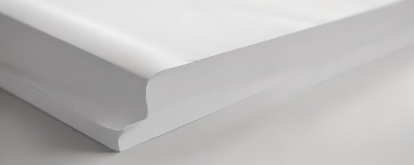 High-resolution image of pristine white paper exhibiting a fine, even texture ,  light,  sheet,  backdrop