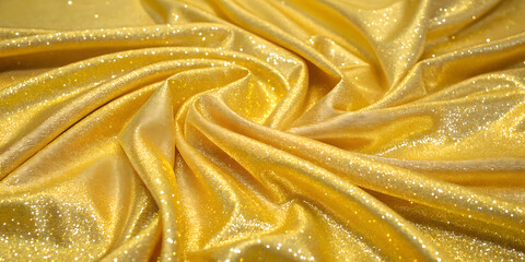 Light Gold, green yellow , Black , Red , Gold , Dark lime abstract shiny fabric background. Bright vivid color. Shine sparkle glitter liquid fluid metal metallic foil.  Design. Luxury style beauty gla