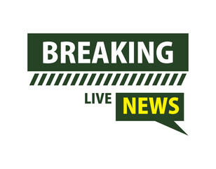 news icon breaking news template vector design