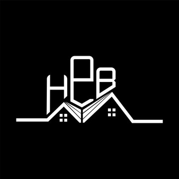 HPB Real State logo design, HPB simple and modern logo. HPB luxurious alphabet design