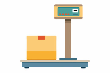 digital scale displaying weight