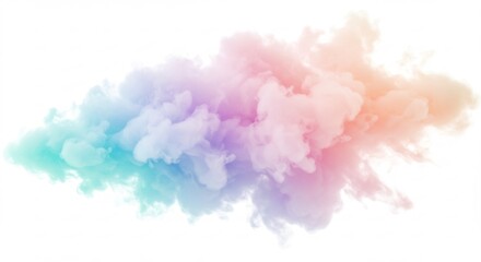 Fototapeta premium 虹色インク 水彩画風 ソフトな光 美しい拡散 (Niji-iro INKU suisai-gafu sofuto na hikari utsukushii kakusan) Translation: Rainbow ink, watercolor style, soft light, beautiful diffusion.. AI Generated
